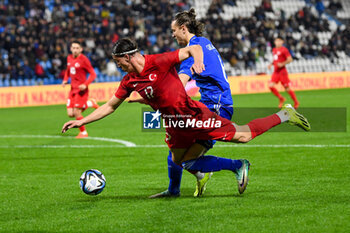 2024-03-26 - Foul of Turkiye’s Bertug Yildirim - EURO 2025 U21 - QUALIFYING - ITALY VS TURKEY - UEFA EUROPEAN - SOCCER