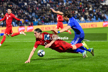 2024-03-26 - Foul of Turkiye’s Bertug Yildirim by Italy’s Daniele Ghilardi - EURO 2025 U21 - QUALIFYING - ITALY VS TURKEY - UEFA EUROPEAN - SOCCER