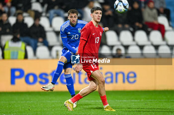 2024-03-26 - Italy’s Andrea Cambiaso portrait in action - EURO 2025 U21 - QUALIFYING - ITALY VS TURKEY - UEFA EUROPEAN - SOCCER