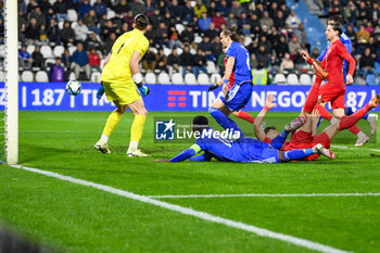 2024-03-26 - Italy's Matteo Ghilardi scores a goal - EURO 2025 U21 - QUALIFYING - ITALY VS TURKEY - UEFA EUROPEAN - SOCCER