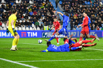 2024-03-26 - Italy's Matteo Ghilardi scores a goal - EURO 2025 U21 - QUALIFYING - ITALY VS TURKEY - UEFA EUROPEAN - SOCCER