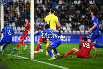 2024-03-26 - Italy's Matteo Ghilardi scores a goal - EURO 2025 U21 - QUALIFYING - ITALY VS TURKEY - UEFA EUROPEAN - SOCCER