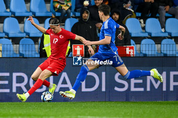 2024-03-26 - Turkiye’s Bertug Yildirim portrait in action - EURO 2025 U21 - QUALIFYING - ITALY VS TURKEY - UEFA EUROPEAN - SOCCER