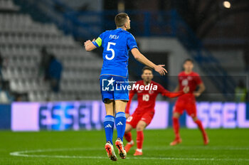 2024-03-26 - Header of Italy’s Lorenzo Pirola - EURO 2025 U21 - QUALIFYING - ITALY VS TURKEY - UEFA EUROPEAN - SOCCER