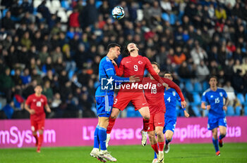 2024-03-26 - Header of Turkiye’s Enis Destan - EURO 2025 U21 - QUALIFYING - ITALY VS TURKEY - UEFA EUROPEAN - SOCCER