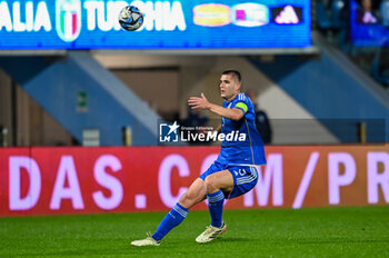 2024-03-26 - Italy’s Lorenzo Pirola portrait in action - EURO 2025 U21 - QUALIFYING - ITALY VS TURKEY - UEFA EUROPEAN - SOCCER