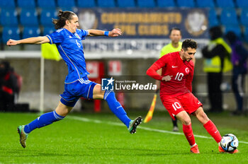 2024-03-26 - Turkiye’s Omer Beyaz portrait in action - EURO 2025 U21 - QUALIFYING - ITALY VS TURKEY - UEFA EUROPEAN - SOCCER