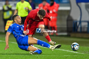 2024-03-26 - Italy’s Ndour Cher and Turkiye’s Semih Kilicsoy portrait in action - EURO 2025 U21 - QUALIFYING - ITALY VS TURKEY - UEFA EUROPEAN - SOCCER