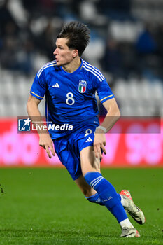 2024-03-26 - Italy’s Giovanni Fabbian portrait in action - EURO 2025 U21 - QUALIFYING - ITALY VS TURKEY - UEFA EUROPEAN - SOCCER