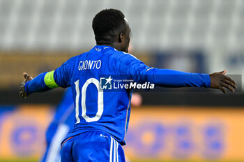 2024-03-26 - Italy’s Wilfried Gnoto portrait - EURO 2025 U21 - QUALIFYING - ITALY VS TURKEY - UEFA EUROPEAN - SOCCER