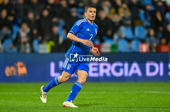 2024-03-26 - Italy's Mattia Zanotti portrait in action - EURO 2025 U21 - QUALIFYING - ITALY VS TURKEY - UEFA EUROPEAN - SOCCER