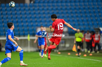 2024-03-26 - Header of Turkiye’s Ugur Yildiz - EURO 2025 U21 - QUALIFYING - ITALY VS TURKEY - UEFA EUROPEAN - SOCCER