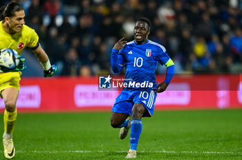 2024-03-26 - Italy’s Wilfried Gnoto portrait - EURO 2025 U21 - QUALIFYING - ITALY VS TURKEY - UEFA EUROPEAN - SOCCER