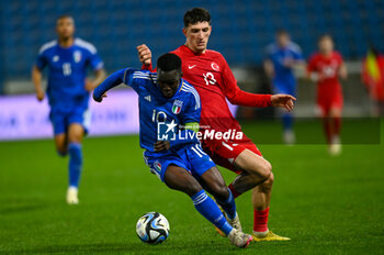 2024-03-26 - Italy’s Wilfried Gnoto portrait - EURO 2025 U21 - QUALIFYING - ITALY VS TURKEY - UEFA EUROPEAN - SOCCER