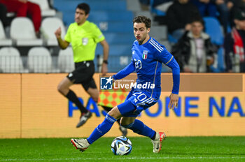 2024-03-26 - Italy’s Gaetano Oristano portrait in action - EURO 2025 U21 - QUALIFYING - ITALY VS TURKEY - UEFA EUROPEAN - SOCCER