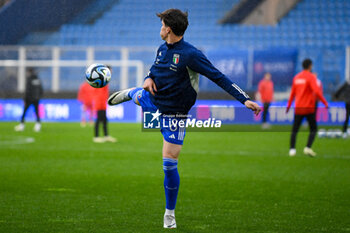 2024-03-26 - Italy’s Giovanni Fabbian portrait during warm up - EURO 2025 U21 - QUALIFYING - ITALY VS TURKEY - UEFA EUROPEAN - SOCCER