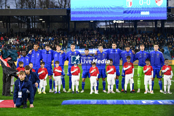 2024-03-26 - Italy U21 for team photo lined up - EURO 2025 U21 - QUALIFYING - ITALY VS TURKEY - UEFA EUROPEAN - SOCCER