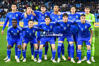 2024-03-26 - Italy U21 for team photo lined up - EURO 2025 U21 - QUALIFYING - ITALY VS TURKEY - UEFA EUROPEAN - SOCCER