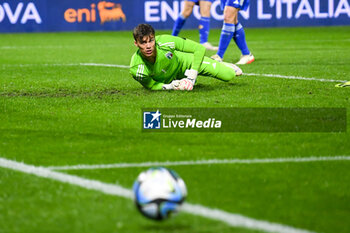 2024-03-26 - Italy’s Sebastiano Desplanches saves the ball - EURO 2025 U21 - QUALIFYING - ITALY VS TURKEY - UEFA EUROPEAN - SOCCER