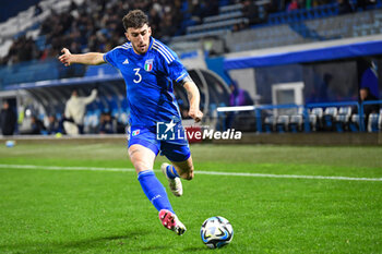 2024-03-26 - Italy’s Matteo Ruggeri portrait in action - EURO 2025 U21 - QUALIFYING - ITALY VS TURKEY - UEFA EUROPEAN - SOCCER