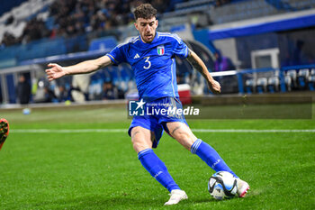 2024-03-26 - Italy’s Matteo Ruggeri portrait in action - EURO 2025 U21 - QUALIFYING - ITALY VS TURKEY - UEFA EUROPEAN - SOCCER