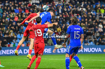 2024-03-26 - Header of Italy’s Giovanni Fabbian - EURO 2025 U21 - QUALIFYING - ITALY VS TURKEY - UEFA EUROPEAN - SOCCER