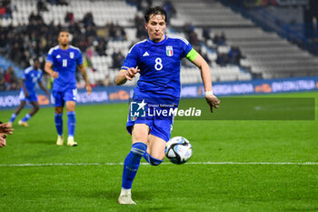 2024-03-26 - Italy’s Giovanni Fabbian portrait in action - EURO 2025 U21 - QUALIFYING - ITALY VS TURKEY - UEFA EUROPEAN - SOCCER