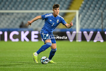2024-03-22 - Cesare Casadei (Italy) in action - EURO 2025 U21 - QUALIFYING - ITALY V LATVIA - UEFA EUROPEAN - SOCCER