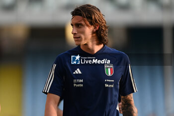 2024-03-22 - Riccardo Calafiori (Italy) portrait - EURO 2025 U21 - QUALIFYING - ITALY V LATVIA - UEFA EUROPEAN - SOCCER