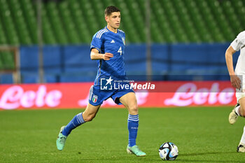 2024-03-22 - Matteo Prati (Italy) in action - EURO 2025 U21 - QUALIFYING - ITALY V LATVIA - UEFA EUROPEAN - SOCCER
