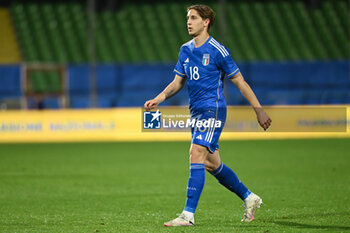 2024-03-22 - Jacopo Fazzini (Italy) - EURO 2025 U21 - QUALIFYING - ITALY V LATVIA - UEFA EUROPEAN - SOCCER