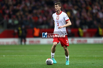 2024-02-25 - Pawel Dawidowicz of Poland during the UEFA Euro 2024, Play-off football match between Poland and Estonia on March 21, 2024 at PGE Narodowy stadium in Warsaw, Poland - FOOTBALL - EURO 2024 - PLAY OFF - POLAND V ESTONIA - UEFA EUROPEAN - SOCCER