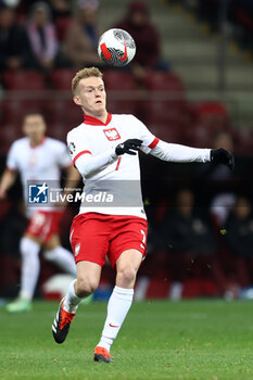 2024-02-25 - Karol Swiderski of Poland during the UEFA Euro 2024, Play-off football match between Poland and Estonia on March 21, 2024 at PGE Narodowy stadium in Warsaw, Poland - FOOTBALL - EURO 2024 - PLAY OFF - POLAND V ESTONIA - UEFA EUROPEAN - SOCCER