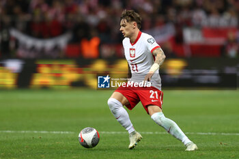 2024-02-25 - Nicola Zalewski of Poland during the UEFA Euro 2024, Play-off football match between Poland and Estonia on March 21, 2024 at PGE Narodowy stadium in Warsaw, Poland - FOOTBALL - EURO 2024 - PLAY OFF - POLAND V ESTONIA - UEFA EUROPEAN - SOCCER