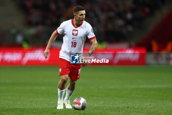 2024-02-25 - Bartosz Slisz of Poland during the UEFA Euro 2024, Play-off football match between Poland and Estonia on March 21, 2024 at PGE Narodowy stadium in Warsaw, Poland - FOOTBALL - EURO 2024 - PLAY OFF - POLAND V ESTONIA - UEFA EUROPEAN - SOCCER