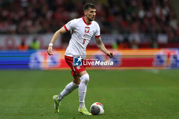 2024-02-25 - Jakub Moder of Poland during the UEFA Euro 2024, Play-off football match between Poland and Estonia on March 21, 2024 at PGE Narodowy stadium in Warsaw, Poland - FOOTBALL - EURO 2024 - PLAY OFF - POLAND V ESTONIA - UEFA EUROPEAN - SOCCER