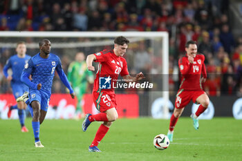 2024-03-21 - Daniel James of Wales (20) during the UEFA Euro 2024, Play-off football match between Wales and Finland on 21 March 2024 at Cardiff City Stadium in Cardiff, Wales - FOOTBALL - EURO 2024 - PLAY OFF - WALES V FINLAND - UEFA EUROPEAN - SOCCER
