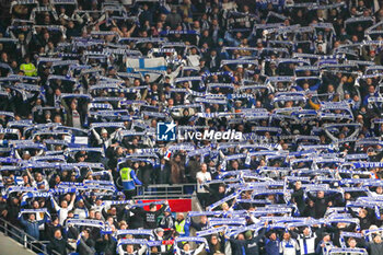 2024-03-21 - Finland fans during the UEFA Euro 2024, Play-off football match between Wales and Finland on 21 March 2024 at Cardiff City Stadium in Cardiff, Wales - FOOTBALL - EURO 2024 - PLAY OFF - WALES V FINLAND - UEFA EUROPEAN - SOCCER