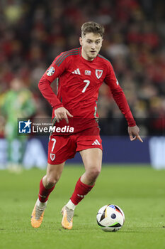 2024-03-21 - David Brooks of Wales during the UEFA Euro 2024, Play-off football match between Wales and Finland on 21 March 2024 at Cardiff City Stadium in Cardiff, Wales - FOOTBALL - EURO 2024 - PLAY OFF - WALES V FINLAND - UEFA EUROPEAN - SOCCER