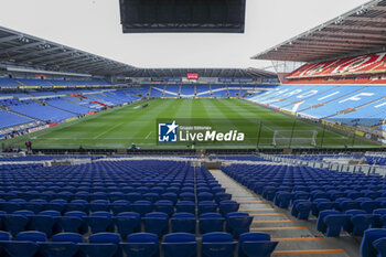 2024-03-21 - General View during the UEFA Euro 2024, Play-off football match between Wales and Finland on 21 March 2024 at Cardiff City Stadium in Cardiff, Wales - FOOTBALL - EURO 2024 - PLAY OFF - WALES V FINLAND - UEFA EUROPEAN - SOCCER