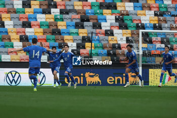 2024-03-23 - Simone Pafundi (Italy) - Filippo Pagnucco (Italy) - Mattia Mannini (Italy) - Kevin Zeroli (Italy) - Giulio Misitano (Italy) - U19 EURO CHAMPIONSHIP - CZECH REPUBLIC VS ITALY - UEFA EUROPEAN - SOCCER