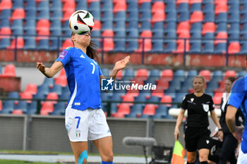 2024-04-05 - Italy's Agnese Bonfantini during the Women's European Qualifiers 2025 match 
Italy vs Us Netherlands at the Gigi Marulla Stadium in Cosenza, Italy on 
April 5, 2024 - WOMEN'S EURO 2025 - ITALY VS NETHERLANDS - UEFA EUROPEAN - SOCCER