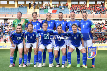 2024-04-05 - Italy's team during the Women's European Qualifiers 2025 match 
Italy vs Us Netherlands at the Gigi Marulla Stadium in Cosenza, Italy on 
April 5, 2024 - WOMEN'S EURO 2025 - ITALY VS NETHERLANDS - UEFA EUROPEAN - SOCCER