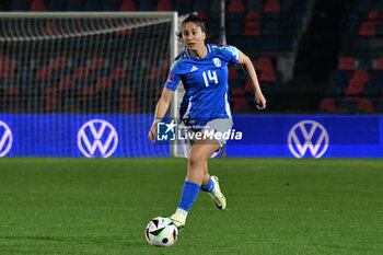 2024-04-05 - Italy's Chiara Beccari during the Women's European Qualifiers 2025 match 
Italy vs Us Netherlands at the Gigi Marulla Stadium in Cosenza, Italy on 
April 5, 2024 - WOMEN'S EURO 2025 - ITALY VS NETHERLANDS - UEFA EUROPEAN - SOCCER