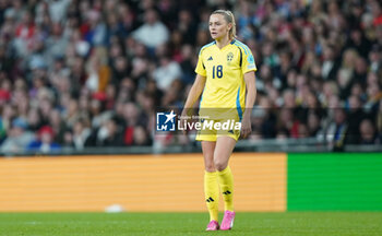 2024-04-05 - Fridolina Rolfo of Sweden during the UEFA Women's Euro 2025, Qualifiers football match between England and Sweden on 5 April 2024 at Wembley Stadium in London, England - FOOTBALL - WOMEN'S EURO 2025 - QUALIFYING - ENGLAND V SWEDEN - UEFA EUROPEAN - SOCCER