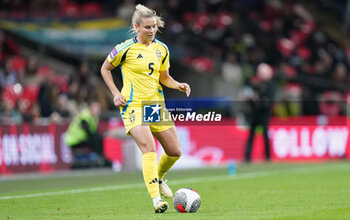 2024-04-05 - Amanda Nilden of Sweden during the UEFA Women's Euro 2025, Qualifiers football match between England and Sweden on 5 April 2024 at Wembley Stadium in London, England - FOOTBALL - WOMEN'S EURO 2025 - QUALIFYING - ENGLAND V SWEDEN - UEFA EUROPEAN - SOCCER