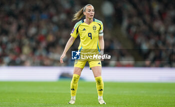 2024-04-05 - Kosovare Asllani of Sweden during the UEFA Women's Euro 2025, Qualifiers football match between England and Sweden on 5 April 2024 at Wembley Stadium in London, England - FOOTBALL - WOMEN'S EURO 2025 - QUALIFYING - ENGLAND V SWEDEN - UEFA EUROPEAN - SOCCER