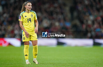 2024-04-05 - Johanna Rytting Kanerd of Sweden during the UEFA Women's Euro 2025, Qualifiers football match between England and Sweden on 5 April 2024 at Wembley Stadium in London, England - FOOTBALL - WOMEN'S EURO 2025 - QUALIFYING - ENGLAND V SWEDEN - UEFA EUROPEAN - SOCCER