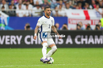 2024-06-30 - England defender Kyle Walker during the UEFA Euro 2024, Round of 16 football match between England and Slovakia on 30 June 2024 at Veltins-Arena in Gelsenkirchen, Germany - FOOTBALL - EURO 2024 - 1/8 - ENGLAND V SLOVAKIA - UEFA EUROPEAN - SOCCER