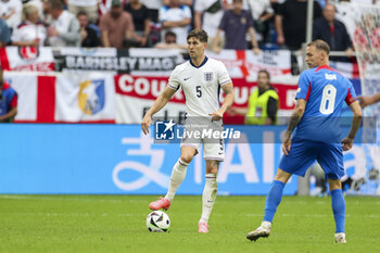 2024-06-30 - England defender John Stones during the UEFA Euro 2024, Round of 16 football match between England and Slovakia on 30 June 2024 at Veltins-Arena in Gelsenkirchen, Germany - FOOTBALL - EURO 2024 - 1/8 - ENGLAND V SLOVAKIA - UEFA EUROPEAN - SOCCER